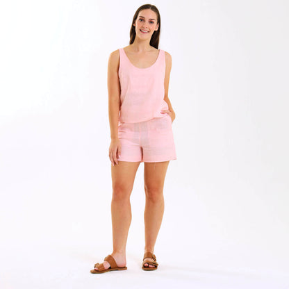 Ladies Linen - Cami | Baby Pink