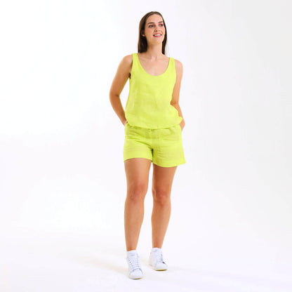 Ladies Linen - Cami | Zesty Lime
