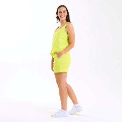 Ladies Linen - Shorts | Zesty Lime