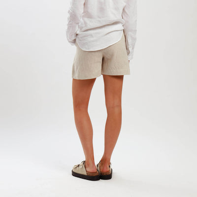 Ladies Linen - Shorts | Natural