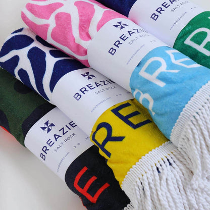 Luxury Beach Towel - Leopard | Army Green