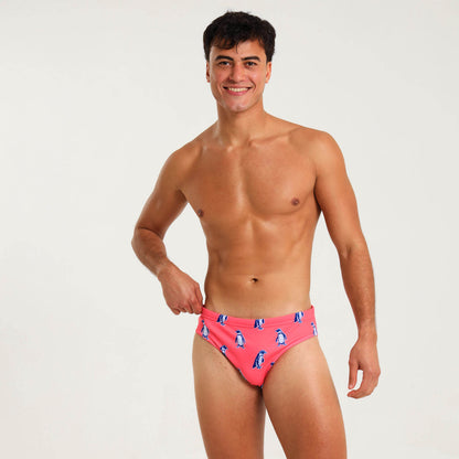 Mens Briefs - Penguin | Coral