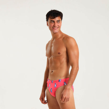 Mens Briefs - Penguin | Coral