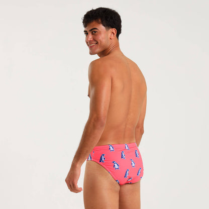 Mens Briefs - Penguin | Coral