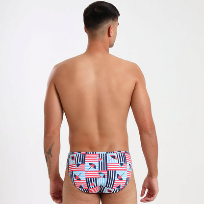 Mens Briefs - Umbrellas | Blue