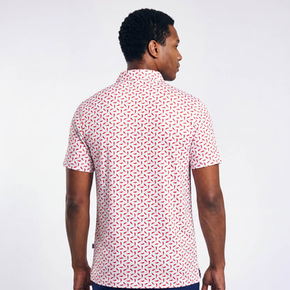 Mens Golf Shirt - Chilli | Red