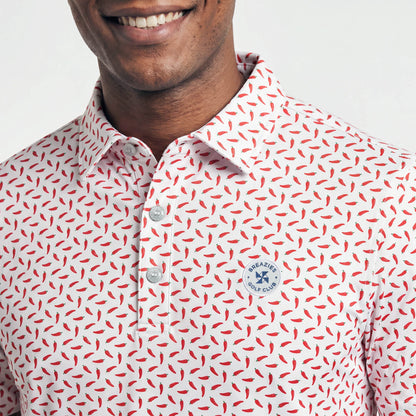 Mens Golf Shirt - Chilli | Red
