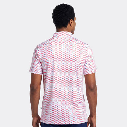 Mens Golf Shirt - Lobsters | Coral