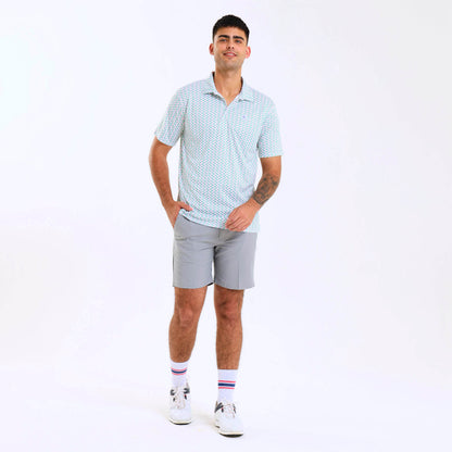 Mens Golf Shirt - Pin High | Green