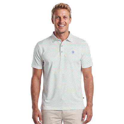 Mens Golf Shirt - Pineapples | Orange