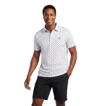 Mens Golf Shirt - Toucans | Black