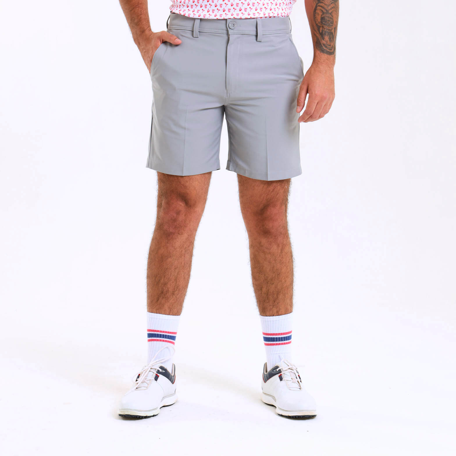 Mens Golf Shorts | Grey