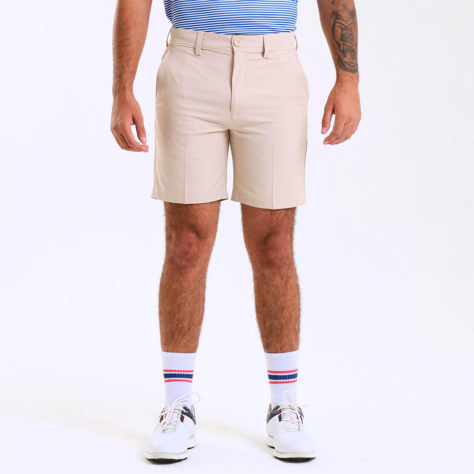 Mens Golf Shorts | Stone