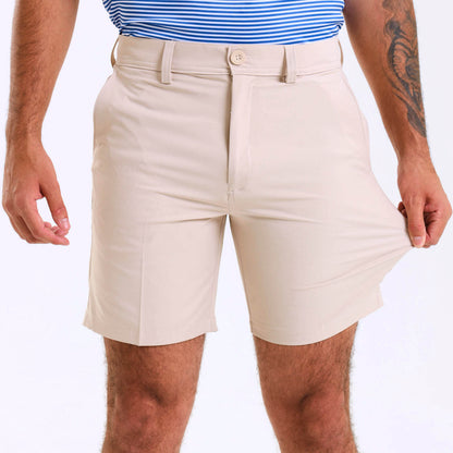 Mens Golf Shorts | Stone