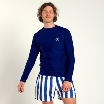 Mens Rash Vests - Solid | Navy