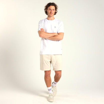 Printed Cotton Tee - Cool Bananas | White