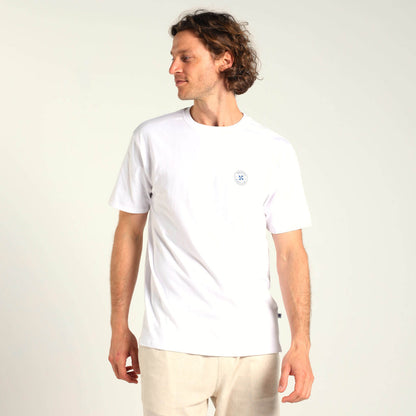 Printed Cotton Tee - Cool Bananas | White
