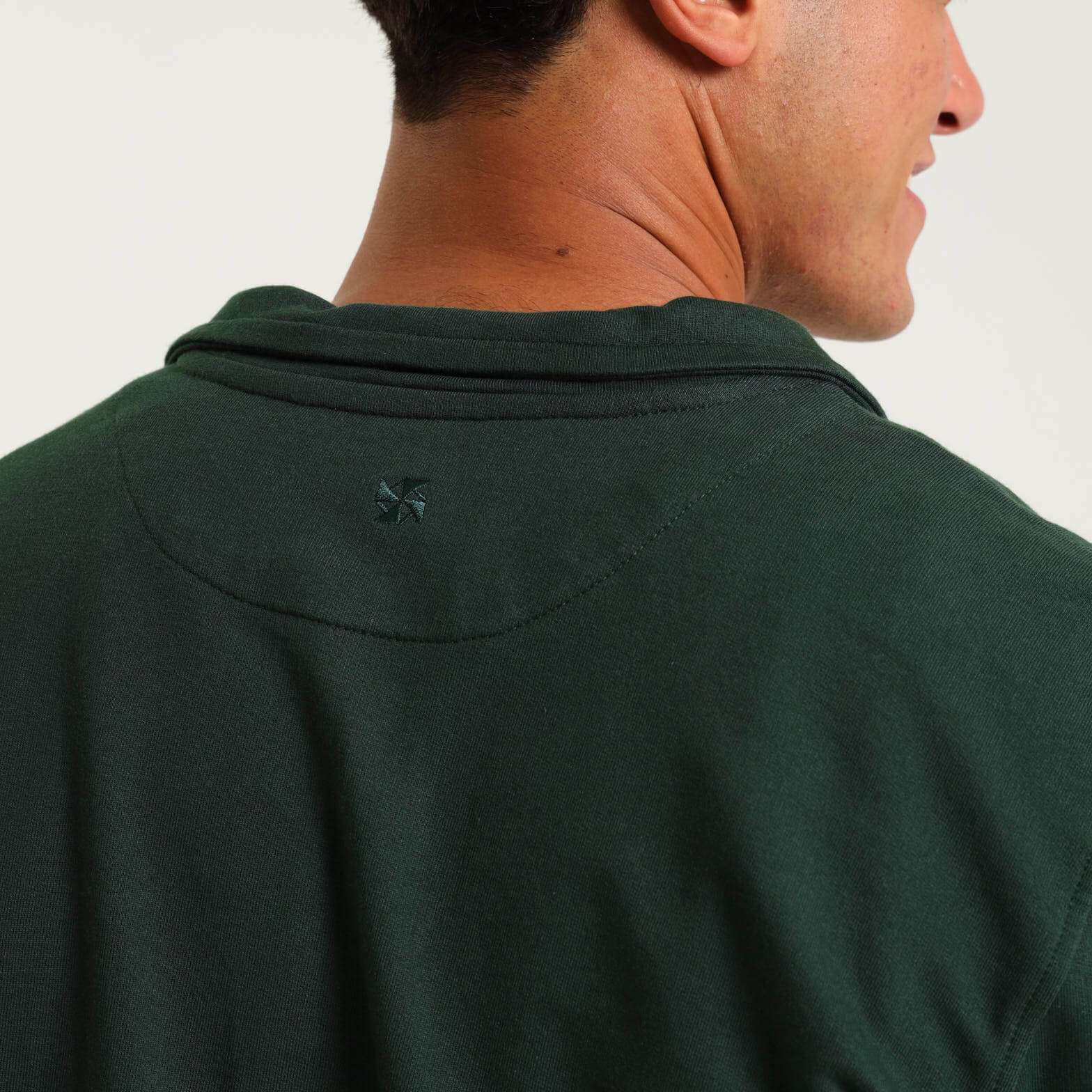 Unisex Quarter Zip Sweater | Bottle Green