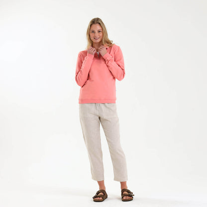 Unisex Quarter Zip Sweater | Coral