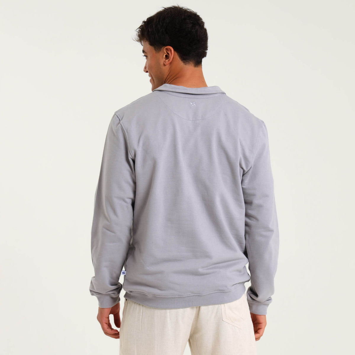 Unisex Quarter Zip Sweater | Grey