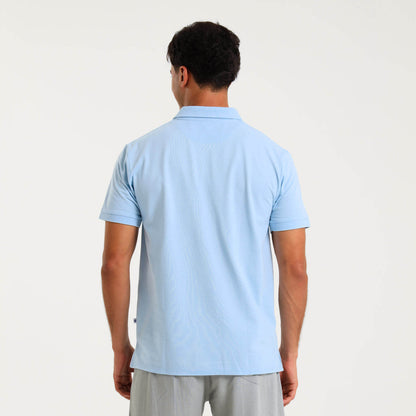 Short Sleeve Polo | Baby Blue