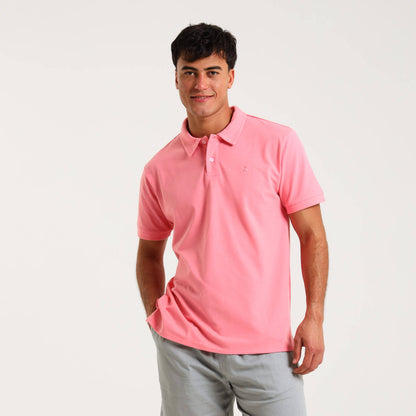 Short Sleeve Polo | Coral