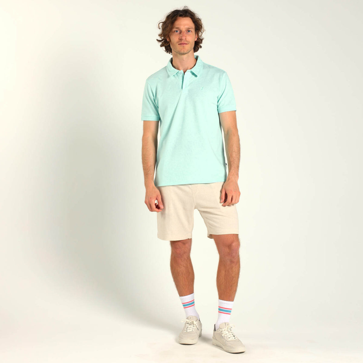 Short Sleeve Polo | Mint