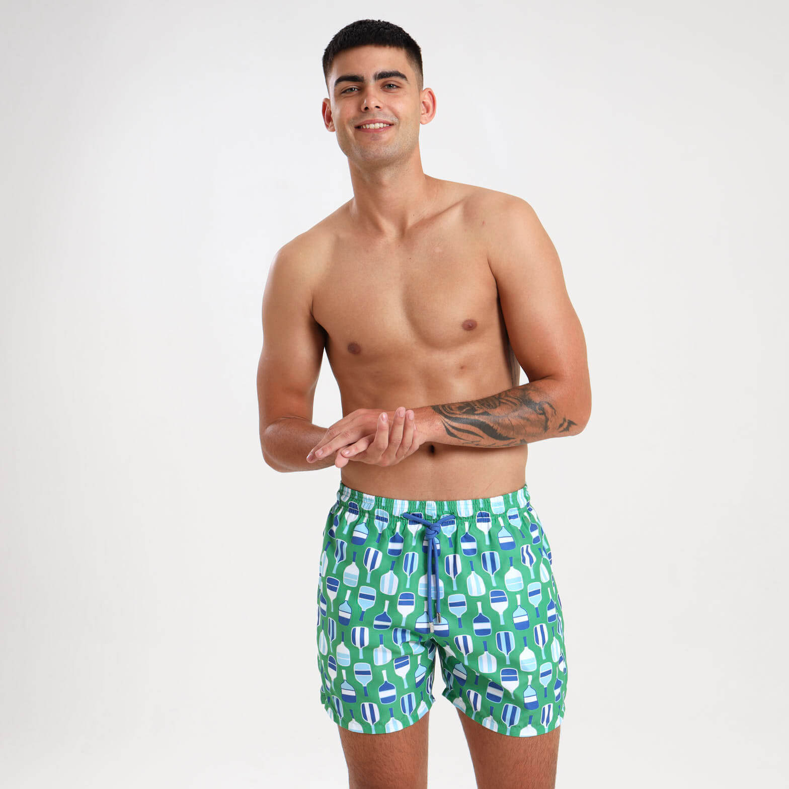 Swim Shorts - Beach Bats | Green