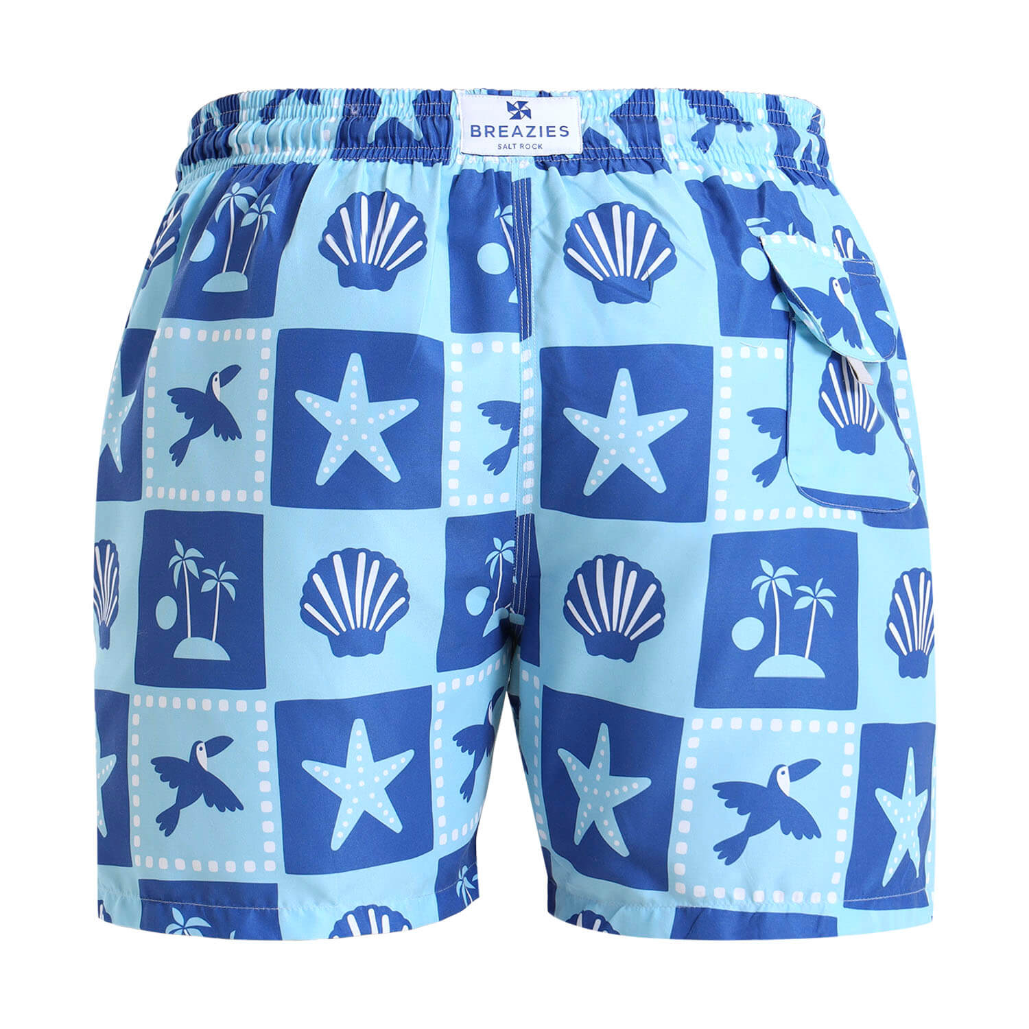Swim Shorts - Beach Mosaic | Blue