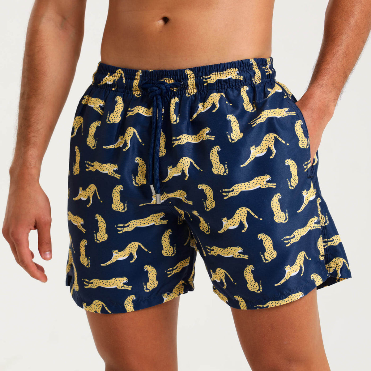 Swim Shorts - Cheetah | Navy