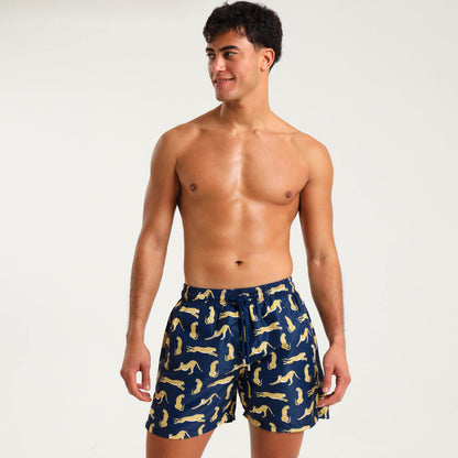 Swim Shorts - Cheetah | Navy