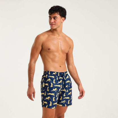 Swim Shorts - Cheetah | Navy