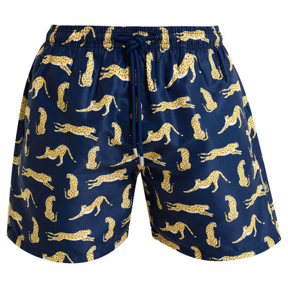 Swim Shorts - Cheetah | Navy
