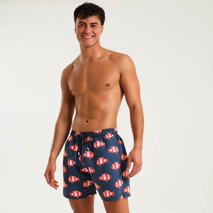 Swim Shorts - Clown Fish | Steel