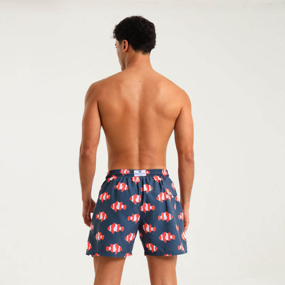 Swim Shorts - Clown Fish | Steel