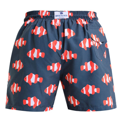 Swim Shorts - Clown Fish | Steel