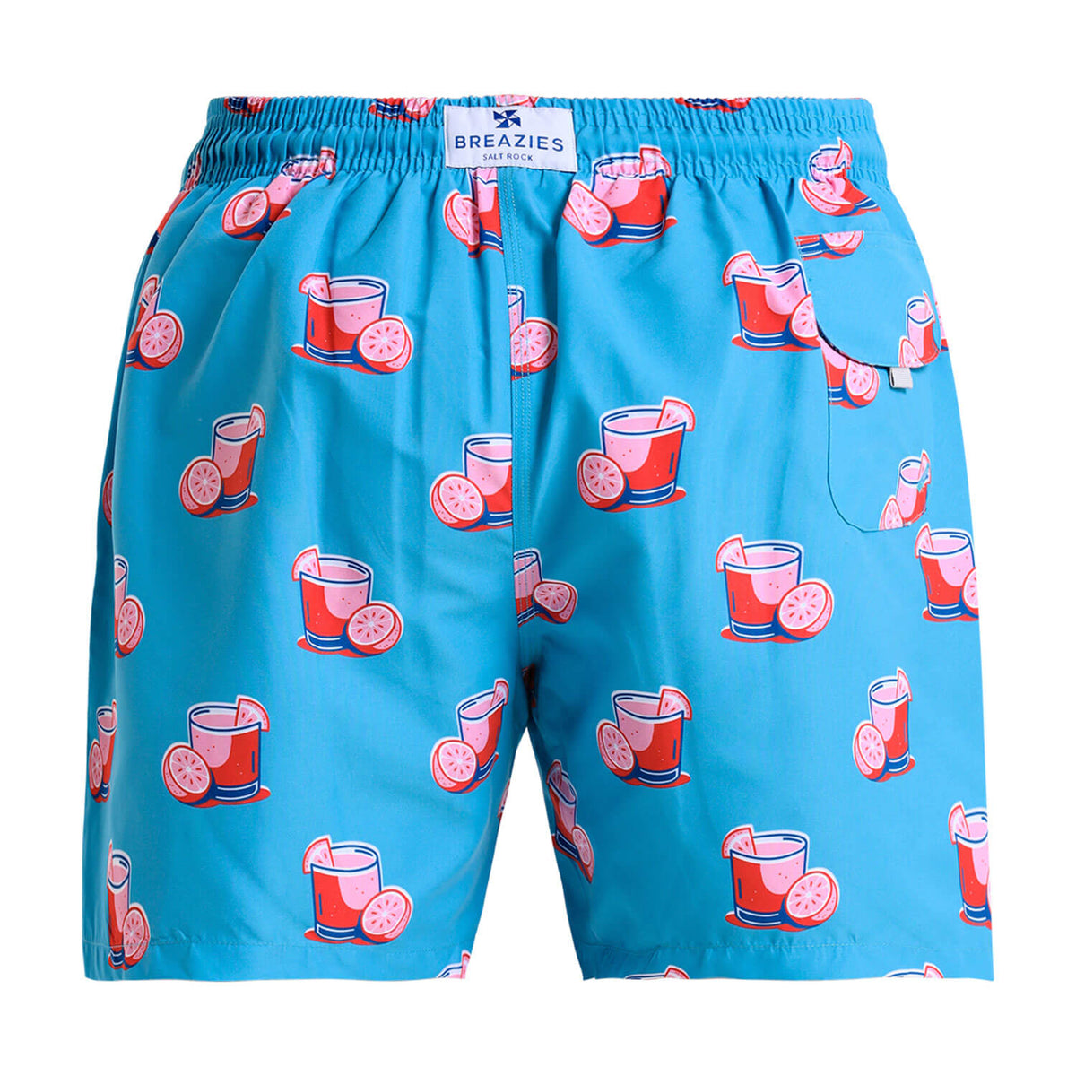 Swim Shorts - Cocktails | Bubblegum Blue