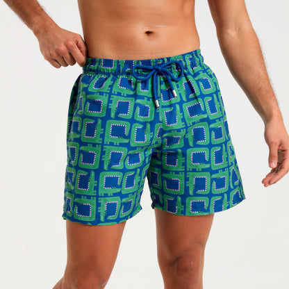 Swim Shorts - Crocodiles | Royal Blue