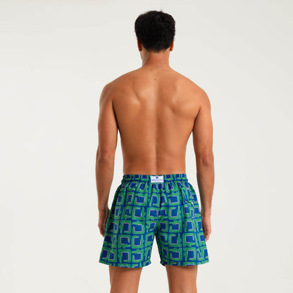 Swim Shorts - Crocodiles | Royal Blue