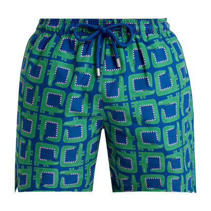 Swim Shorts - Crocodiles | Royal Blue