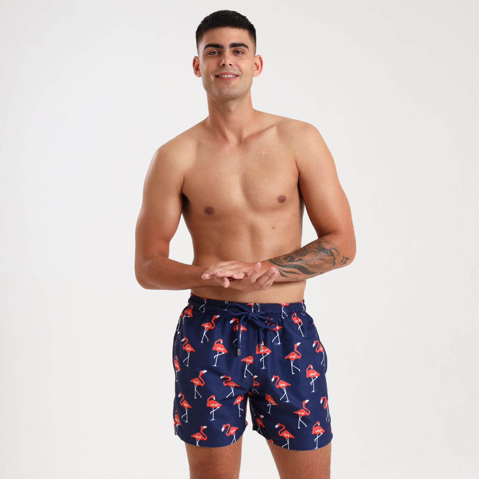 Swim Shorts - Flamingo | Navy