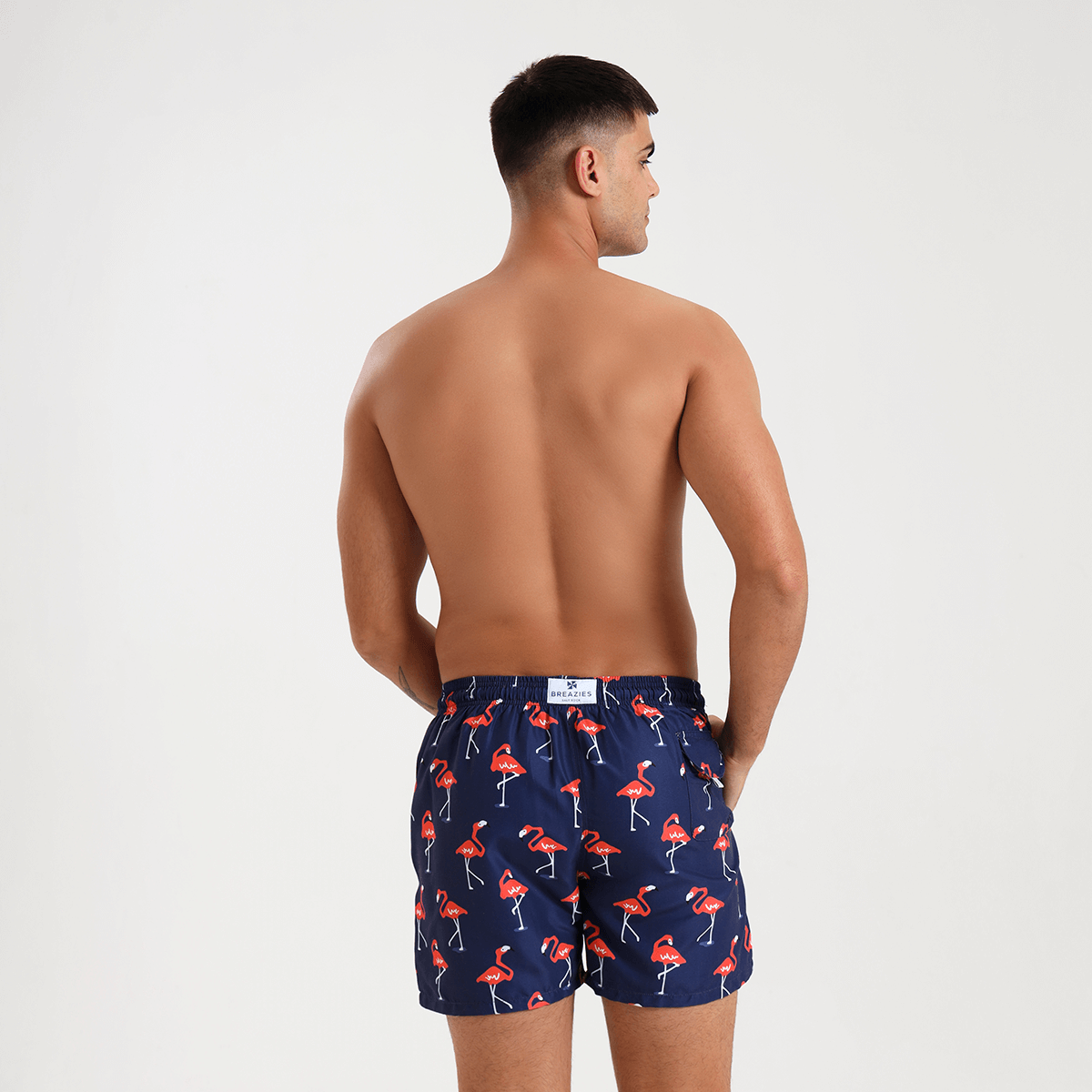 Swim Shorts - Flamingo | Navy