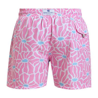 Swim Shorts - Flowers | Pink