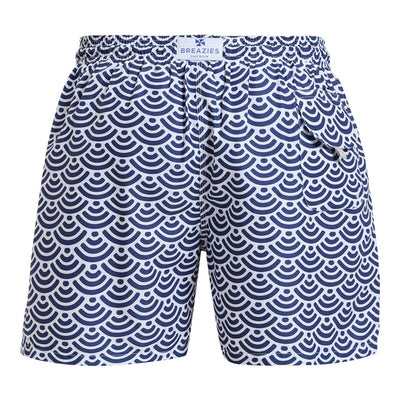 Swim Shorts - Geometric | Navy