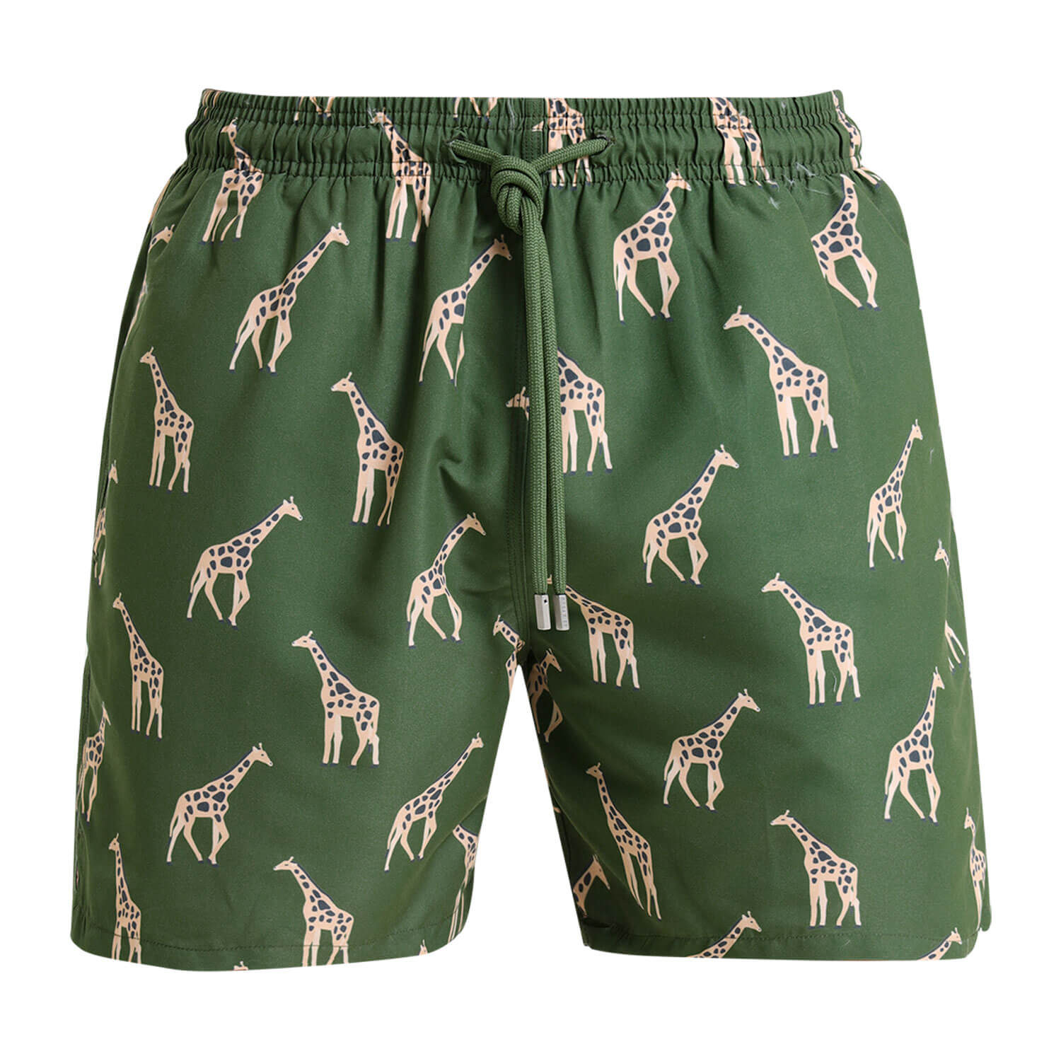 Swim Shorts - Giraffe | Army Green