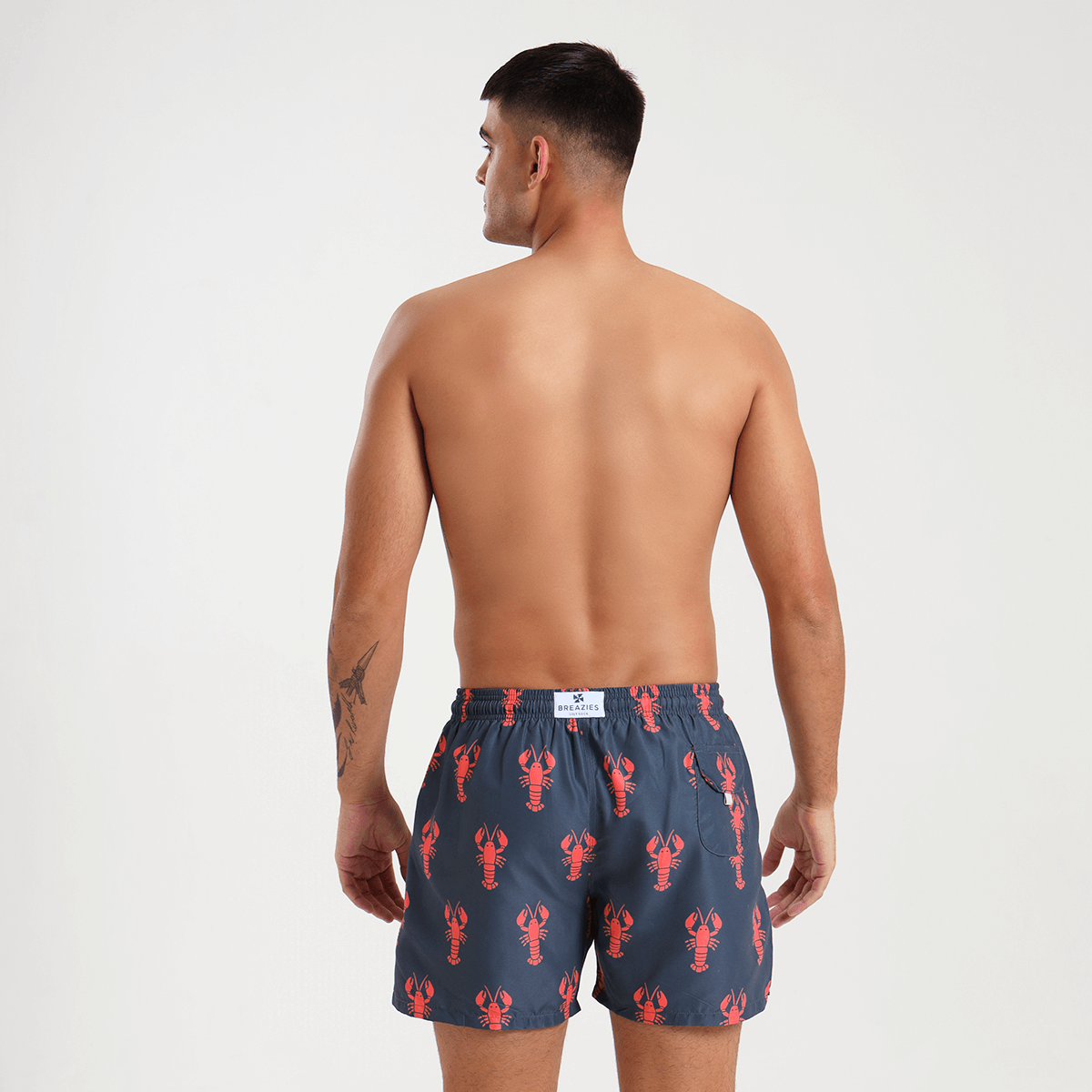 Swim Shorts - Lobster | Steel