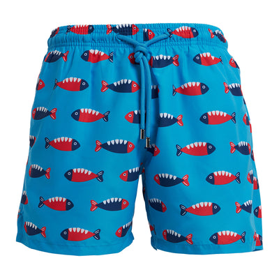 Swim Shorts - Mr Fish | Bubblegum Blue