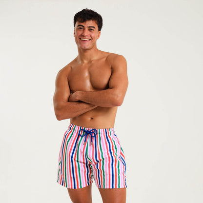 Swim Shorts - Stripes | Multi Colour