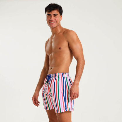 Swim Shorts - Stripes | Multi Colour