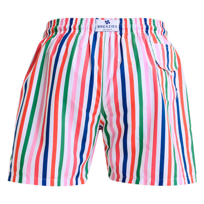 Swim Shorts - Stripes | Multi Colour